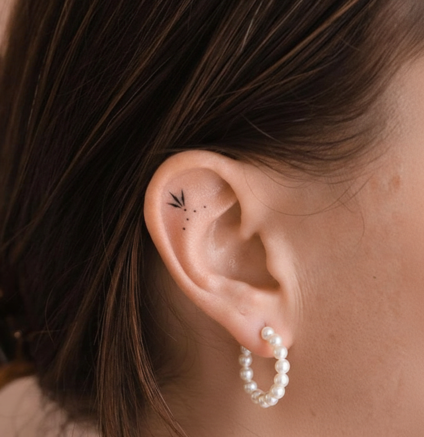 Silber-Halbcreole mit Perlen