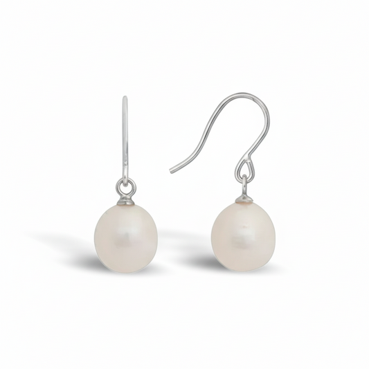 Perlen Ohrhänger aus 925er Silber