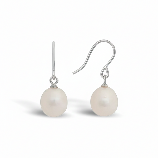 Perlen Ohrhänger aus 925er Silber