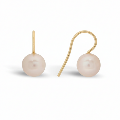 Perlen Ohrringe aus 585er Echtgold