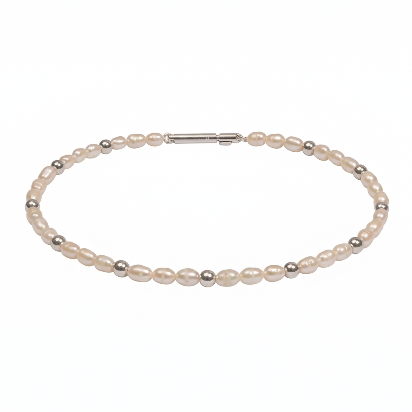 Perlenarmband mit Gold- oder Silberkugeln
